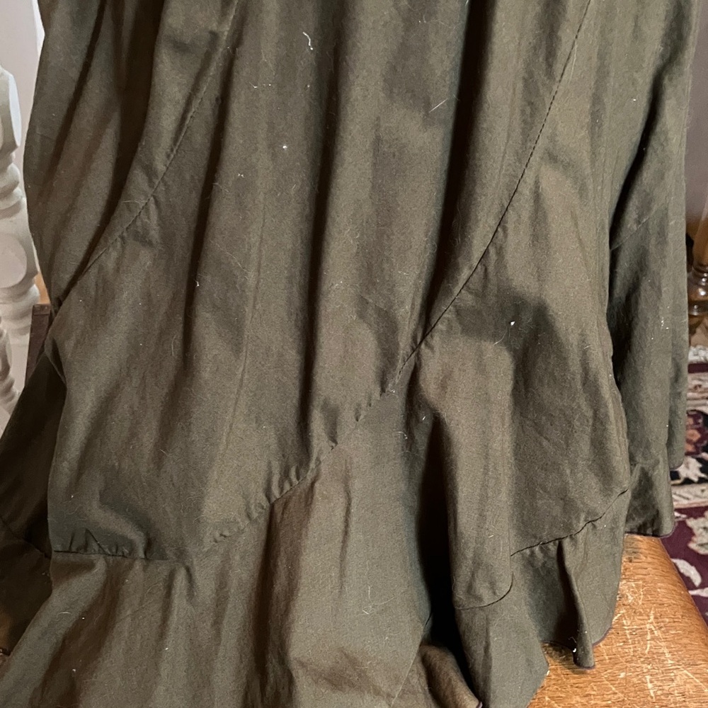 Vintage Chocolate Brown Halter Maxi Dress Embroidered Floral & Butterfly Detail - Picture 8 of 13